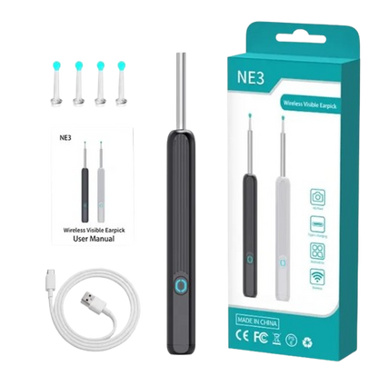 Nettoyeur d'oreille révolutionnaire avec caméra